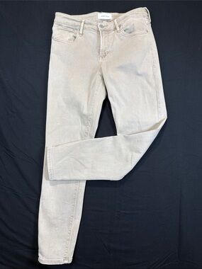 Dear John Skinny Jeans in Light Taupe Size 29 Preppy Casual Dressy Stretch
